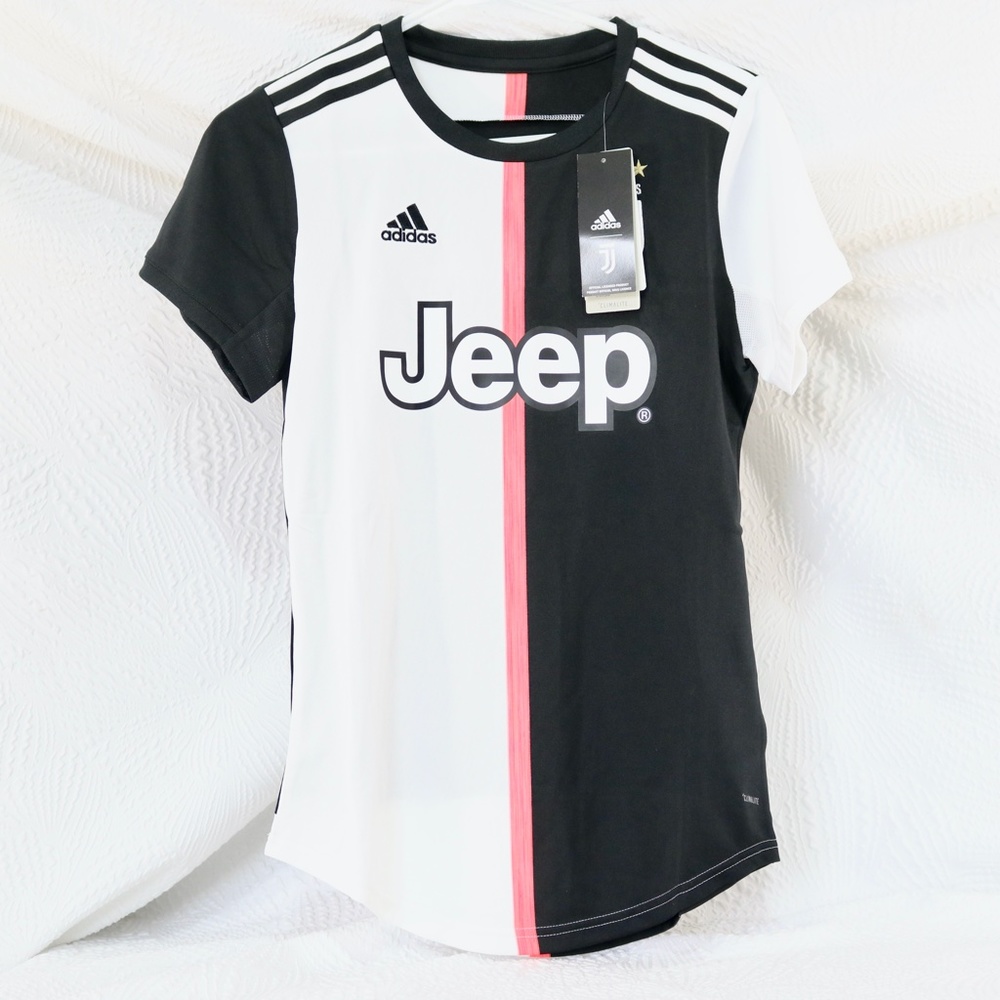 Adidas 2020 Juventus Jeep Home Jersey-white-black